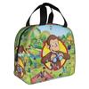 Cartoon Curious George Funny TV Monkey  Anime  Insulated Lunch Bags for Women  Resuable Thermal Cooler Bento Box School