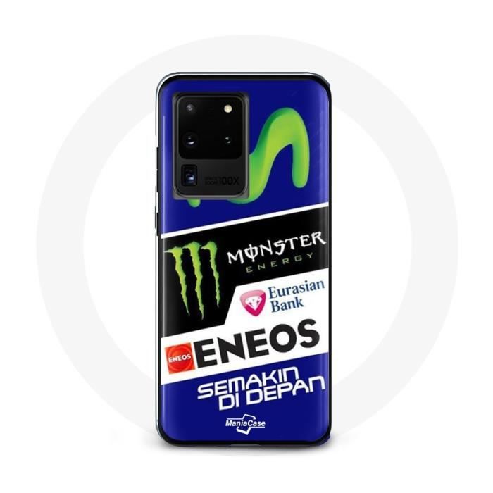 Чехол для Samsung Galaxy S20 Ultra - Monster Energy Yamaha Eneos - Гибкий - Черный - Защита