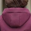 Middle Age Women Winter Short Down Jackets Vintage Embroidery Parkas Hooded Elegant Thick Warm Plus Size Down Coats Woman Outerwears