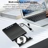7 In 1 USB 3.0 Type C External Blu-ray Optical Drive with SD/TF Port CD/DVD/BD -/+RW Player Burner Writer Reader for Windows PC