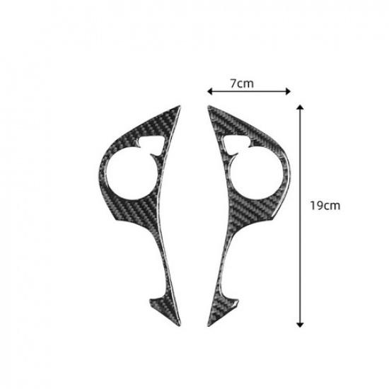 For Honda Accord 2013-2017 Carbon Fiber Steering Wheel Button Cover Trim Type A