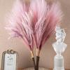 1PC Pampas Grass Decor Dreid Flowers Fluffy Pompas Grass Vase Filler Pampas Wedding Boho Deocr Flowers Home Table Decor, Rustic Farmhouse
