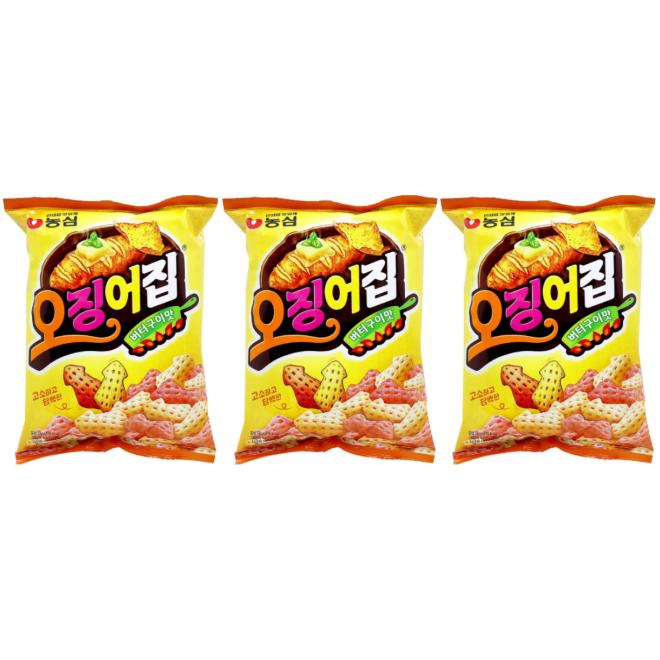 Nongshim Butter Grilled Squid Snack (78g) (3 Options)