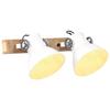 Wall Lamp - vidaXL - 45x25 Cm - White - Mango Wood - E27 25W
