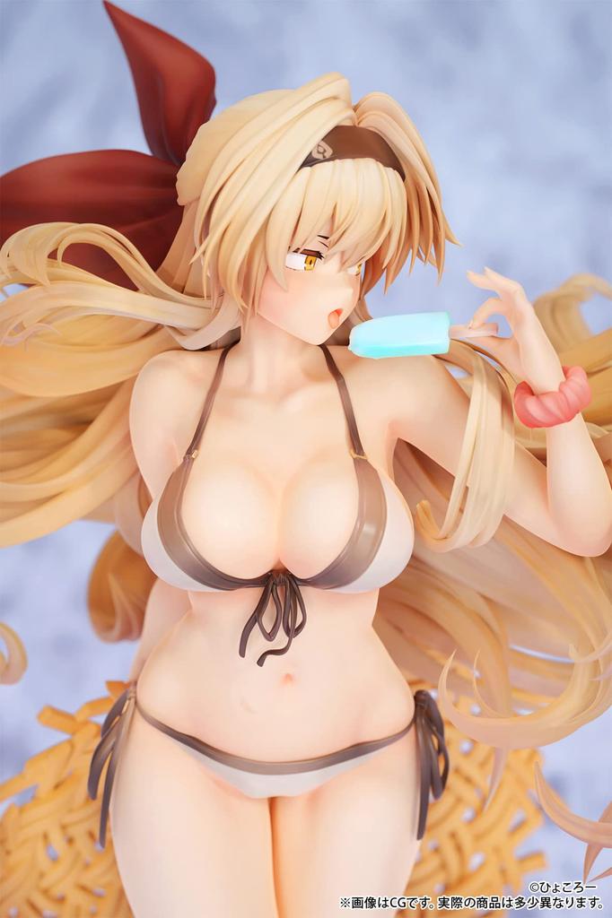 Купальник, иллюстрированный фигурой "Амнеро" Hyokoro scale finished figure, версия. 1/6 предварительно окрашенный