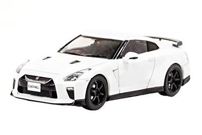 CARNEL Масштаб 1/43 Nissan GT-R Track Edition Engineered by Nismo (Р35) Готовый продукт Brilliant White Pearl 2017 года