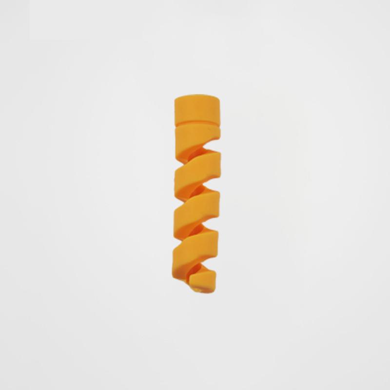 6 шт. Защита кабеля Силиконовый спиральный органайзер для зарядного кабеля Защита концов провода Чехол для кабеля зарядного устройства USB для iPhone Аксессуары