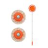Flat Mop 360 Degree Rotatable Wall Ceiling Cleaning Mop with 3 Mop