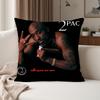 Наволочка с изображением певца Тупака Шакура 2Pac Подходит для спален, гостиных, автомобилей, домашнего декора