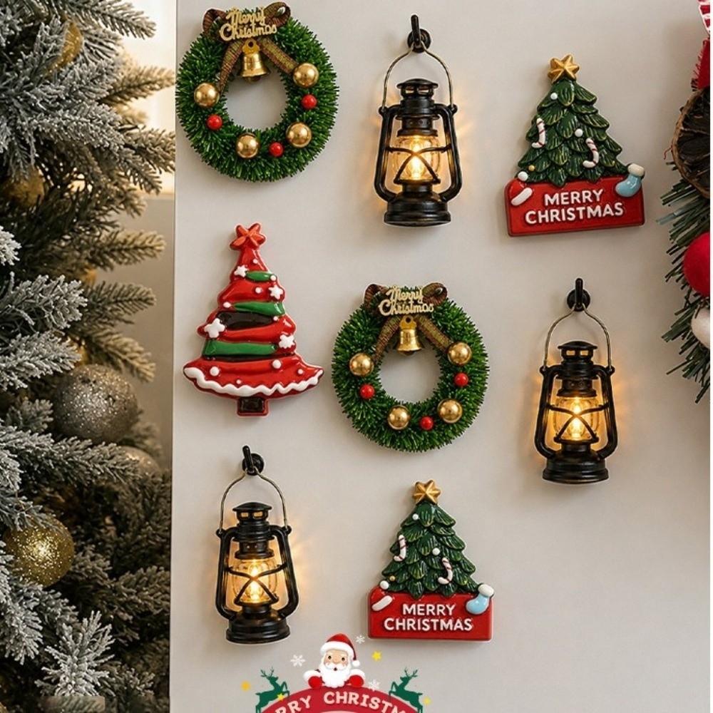 3D Christmas Tree Fridge Magnet Magnetic Sticker Magnetic Refrigerator Stickers Home