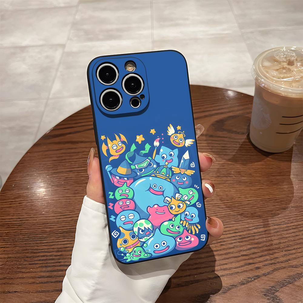 Чехол для телефона D-Dragon Quest Slime для 17 Pro Max Iphone 14 16 Pro Max 12 15 Plus 13 Pro 11 Xr X Xs Задняя крышка