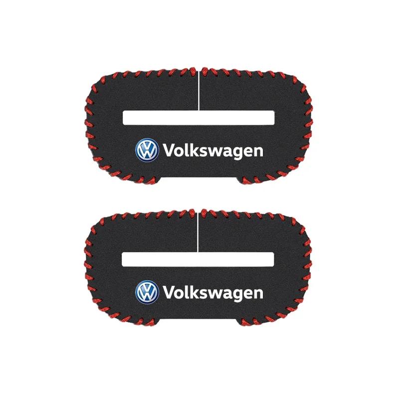 ·VW Car Safety Belt Plug Trim Cover Anti Scratch Accessories For Volkswagen ID Golf Touareg Passat CC Polo Arteon Jetta Atlas GT