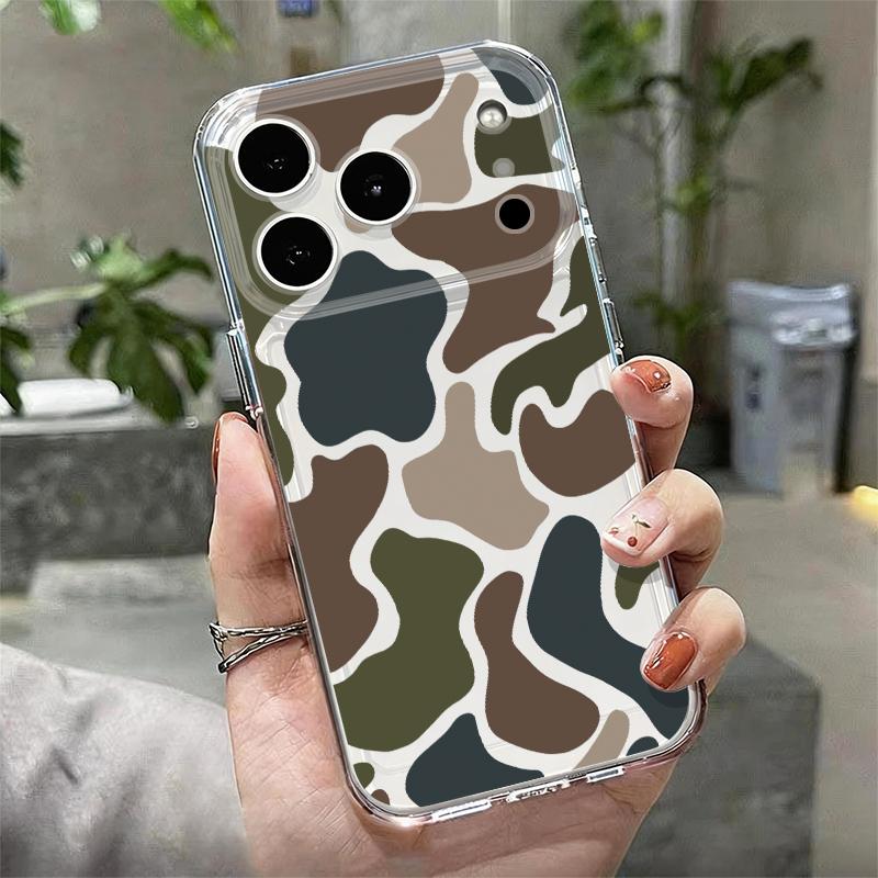 Яркий чехол с леопардовым принтом для iPhone 17 Pro Max Чехол iPhone 16 Pro Max 15 14 13 11 17E Ударопрочный Прозрачный Мягкий ТПУ Силиконовый Чехол