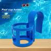 Swimming Pool Side Storage Shelf Reusable Pool Water Cup Hanger Multifunctional Poolside Cup Holder for Swimming Pool Party