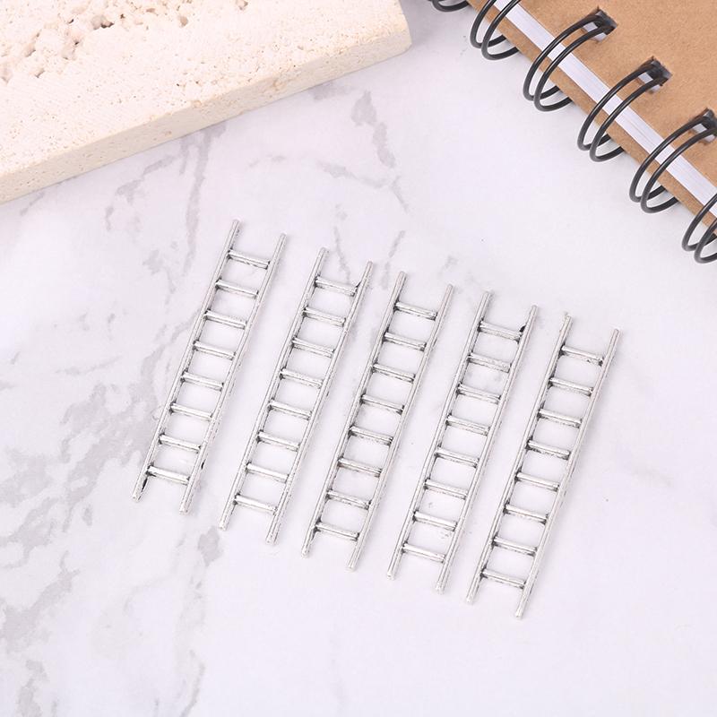 5шт кукольный домик миниатюрная мебель металлическая лестница лестница украшение дома