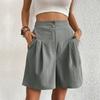 Summer Women's Shorts Loose Pants Casual Women's High Waist Wide Leg Shorts