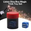1 Набор Игрушка для Фокусов Неэлектрическая Гладкий Край Развивает Креативность Долговечная Новинка Развлечения Пластиковый Говорящий Кубик Рубика Телескоп Бинокль Магия