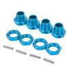 4 PCS Wheel Hex Screws Aluminum Wheel Hex Coupler 17mm Upgrade Accessories Parts Kit for HSP 1/8 RC Car Track Car Parts