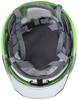 DIC Plastics Helmet with Clear Protective and Styrofoam Fresh AA11EVO-CSW Vents, Peak, Shield, Liner, Green/Smoke (AA11-CSW-HA6E2-A11-FGR-S)