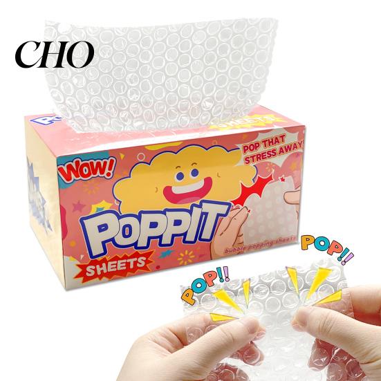 Love Heart Bubble Wrap Stress Relief Popping Sheet Burst Therapy Round Anti-anxiety Toy Fidget Sensory Christmas Birthday Gag Gifts