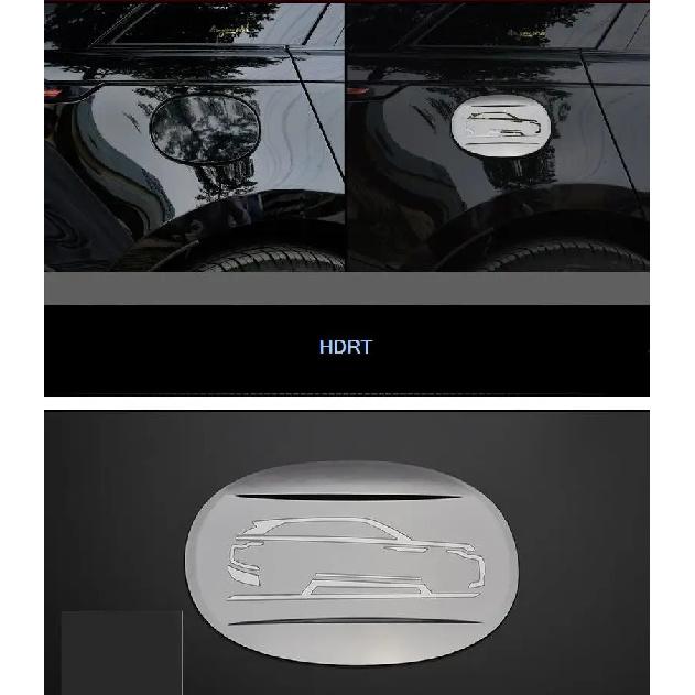 For Land Rover Range Rover Velar 2017+ Exterior ABS chrome Car Style Body Fuel Oil Tank Cap Cover Trim frame Protection Sticker