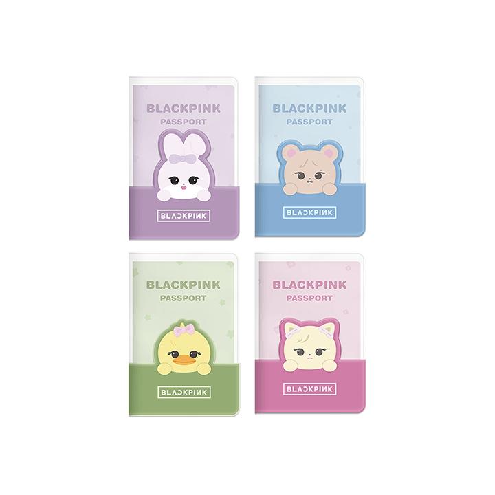 BLACKPINK Character Passport Custom Kit Official BP POPUP Travel Accessory