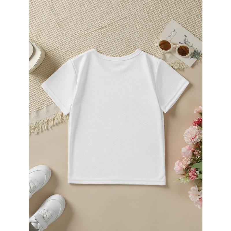 Европейские размеры Девочки SASSY SAURUS Футболка с принтом динозавра Милый розовый бант Принт с сердцами Мягкий трикотаж Летний топ с надписью Sassy Saurus