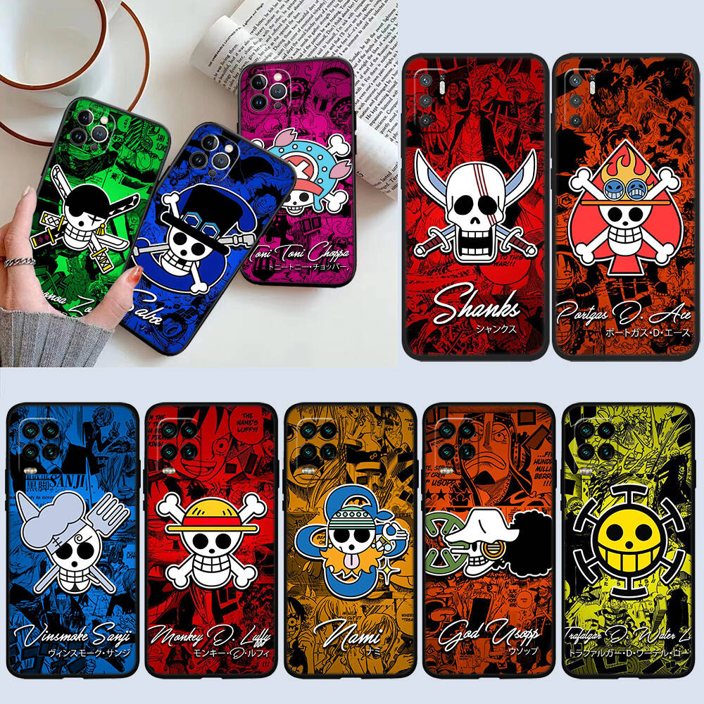 One Piece LOGO Phone Case for Samsung S20 S21 S21S S22 S23 S24 FE Ultra Plus Lite F06 F16 M06 M16 M56 A07 A17 A36 A37 A55 A57