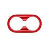 Car Rear Back Seat Water Cup Holder Panel Trim Frame For Hyundai KONA 2024+ Car Interior Replacement Accessories C
