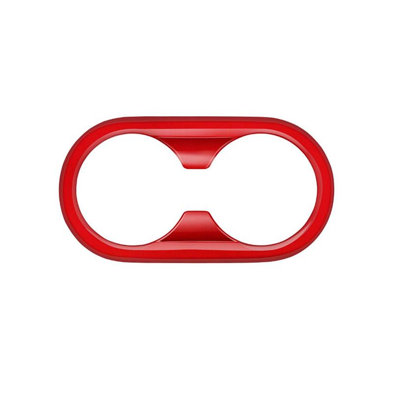 Car Rear Back Seat Water Cup Holder Panel Trim Frame For Hyundai KONA 2024+ Car Interior Replacement Accessories C