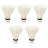 5pcs LED Badminton Shuttlecocks Dark Night Glow Birdies Lighting Switch Control Elastic Goose