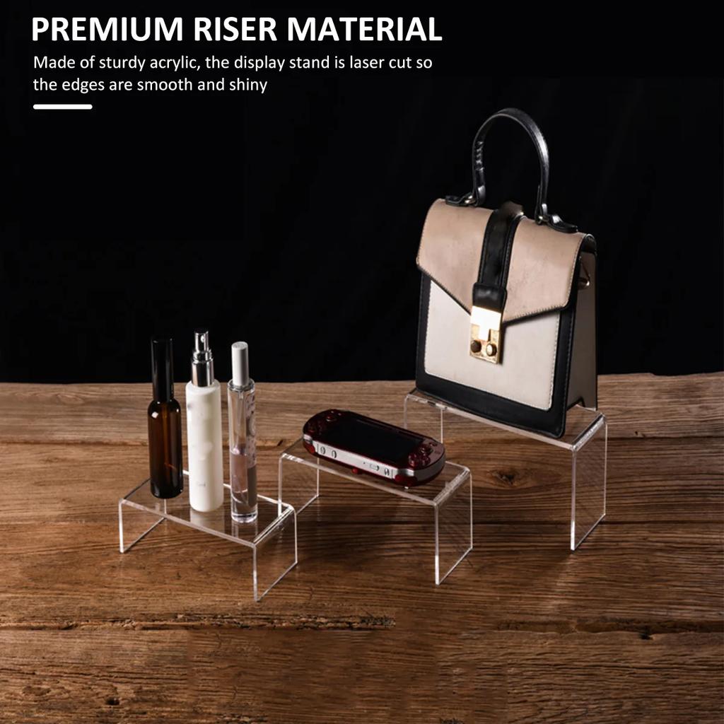 3/6/9 шт. Акриловая подставка для дисплея Легкая акриловая U-образная подставка для дисплея Подставка для демонстрации ювелирных изделий с моделью десерта Разных размеров