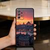 Turkey I-Istanbul S-Scenery Soft Silicone Black Cover Phone Case For Samsung Galaxy A73,A72,A71,A70,A53,A52,A51