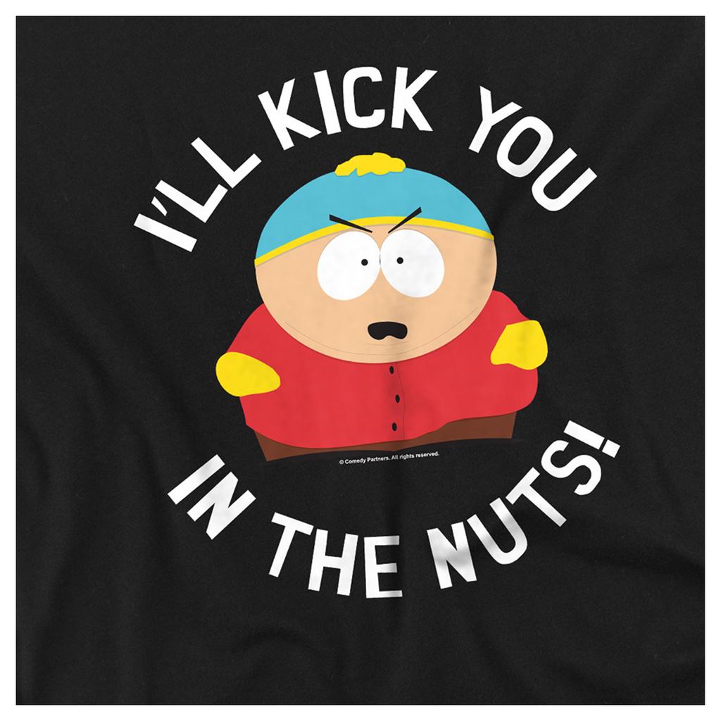 South Park Unisex Adult IÂ´ll Kick You In The Nuts! T-Shirt