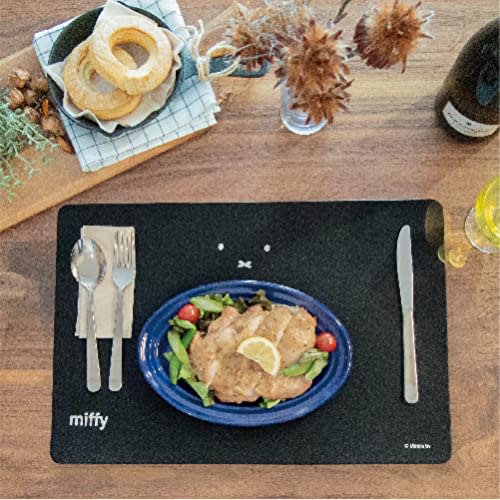 Okato Wipeable Placemat/Tablecloth/Lunchcloth, Miffy Face Only, 30x45cm