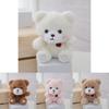 Bear Whimsical Plush Keychain Soft And Cuddly Stuffed Animal For Bags And Gifts