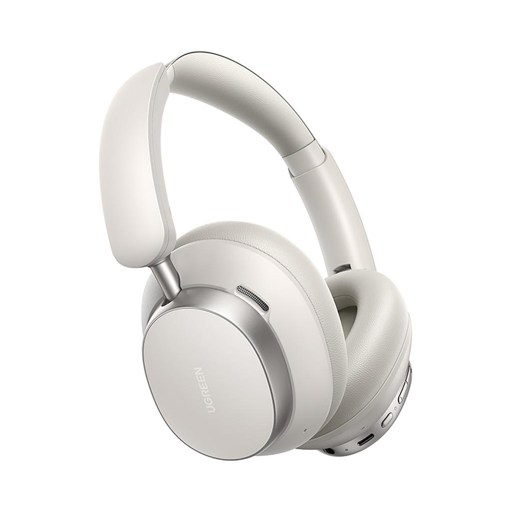 Studio Pro Hybrid HP206 ANC On-Ear Active Noise Cancelling Headphones - White