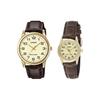 Casio Унисекс Стандартная Серия 38 мм Золотые Часы MTP-V001GL-9B LTP-V001GL-9B