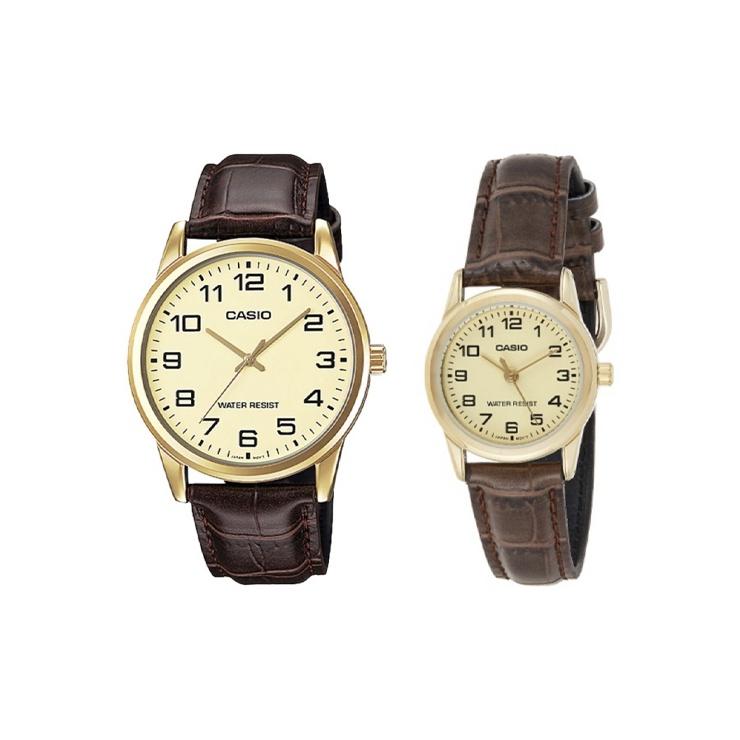 Casio Унисекс Стандартная Серия 38 мм Золотые Часы MTP-V001GL-9B LTP-V001GL-9B