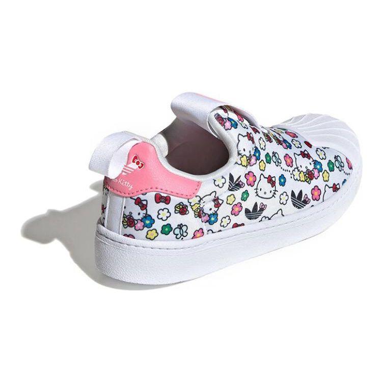 Hello Kitty X Adidas Superstar 360 J Floral Kids Sneakers White Cloud-White Bliss-Pink IG5666