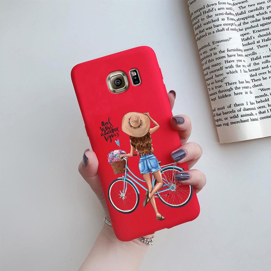 For Samsung Galaxy S7 egde case Cover for Samsung Galaxy S6 edge Case for Samsung S7 S6 G920F SM-G925F Cover Cute Silicon Fundas
