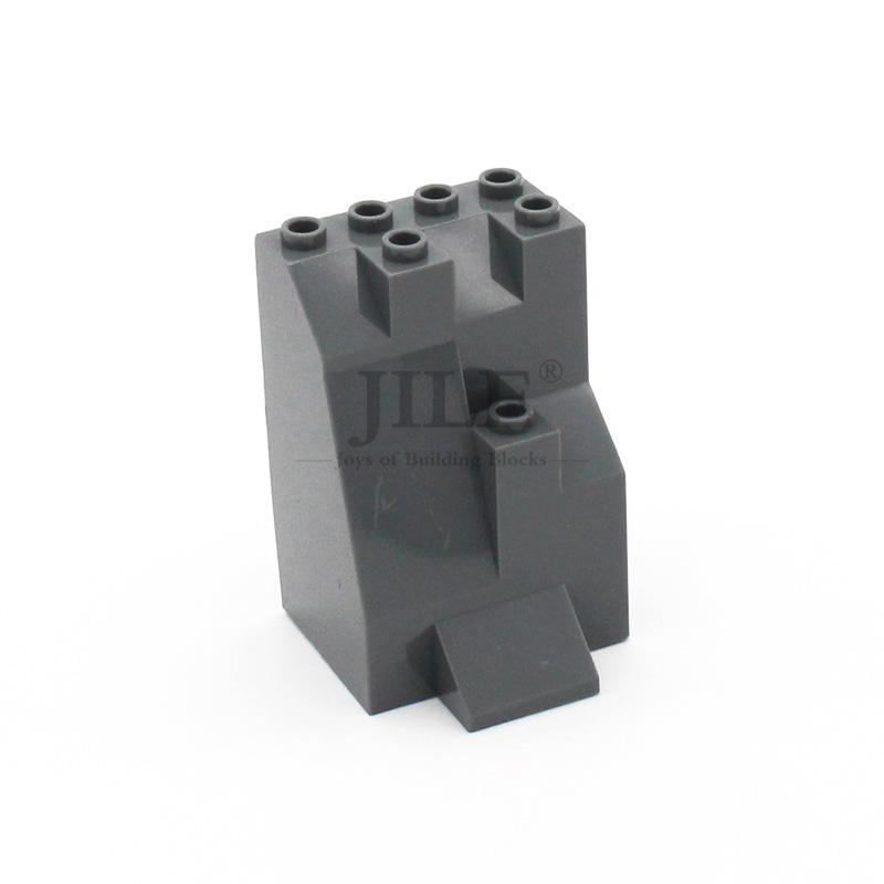 Moc Rock Panel Rockery Mountain DIY City Street View Bulk Building Blocks Bricks Set Compatible with Assembles Particles Toys