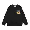 Unisex Oversized Cotton Graphic Print Crewneck Sweatshirt Winter Casual Wear