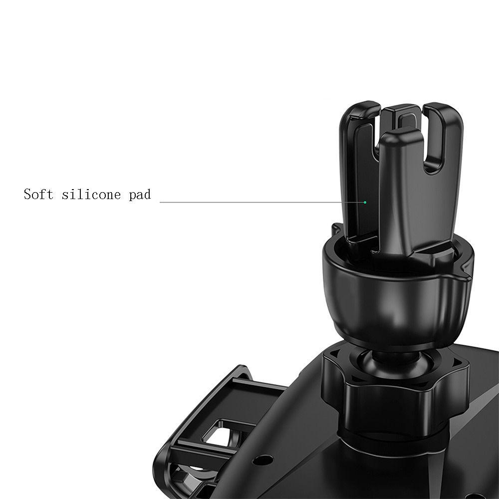 Подставка под головку, кронштейн для автомобильного зарядного устройства, гравитационный кронштейн, автомобильное крепление на вентиляционную решетку, автомобильный держатель для телефона с шаровой головкой 17 мм