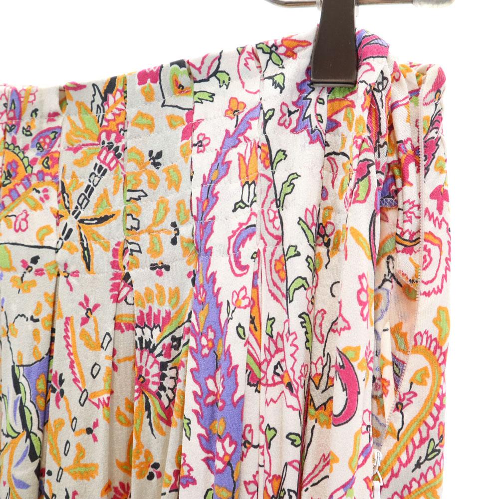 Etro Сделано в Италии Общая ручка Миди длина Плиссированная юбка Резинка на талии Женщины Б/у