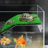 Aquarium Turtle Climbing Platform Fish Tank Simulation Lawn Turtle Resting Terrace Suction Cup Floating Tortoise Ramp Ladder