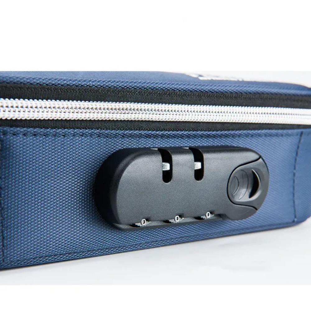 Portable Password Lock Pencil Case Boy Canvas Pencil Bag Large Capacity Pencil Cases Student Stationery Bag Kids Pen Case Gifts