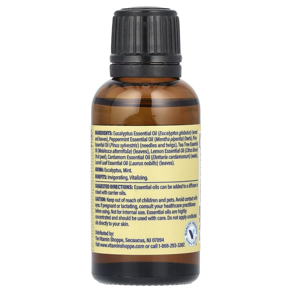 the Vitamin Shoppe 100% Pure Essential Oil Blend, Respirator, 1 Fl Oz (30 Ml)