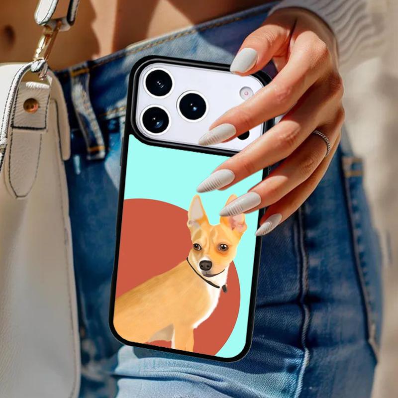 Love Chihuahua Dog Mom Puppy Phone Case For iPhone 17 Air 14 15 13 12 Max Cover For Apple 16e 11 Pro Max Plus Coque