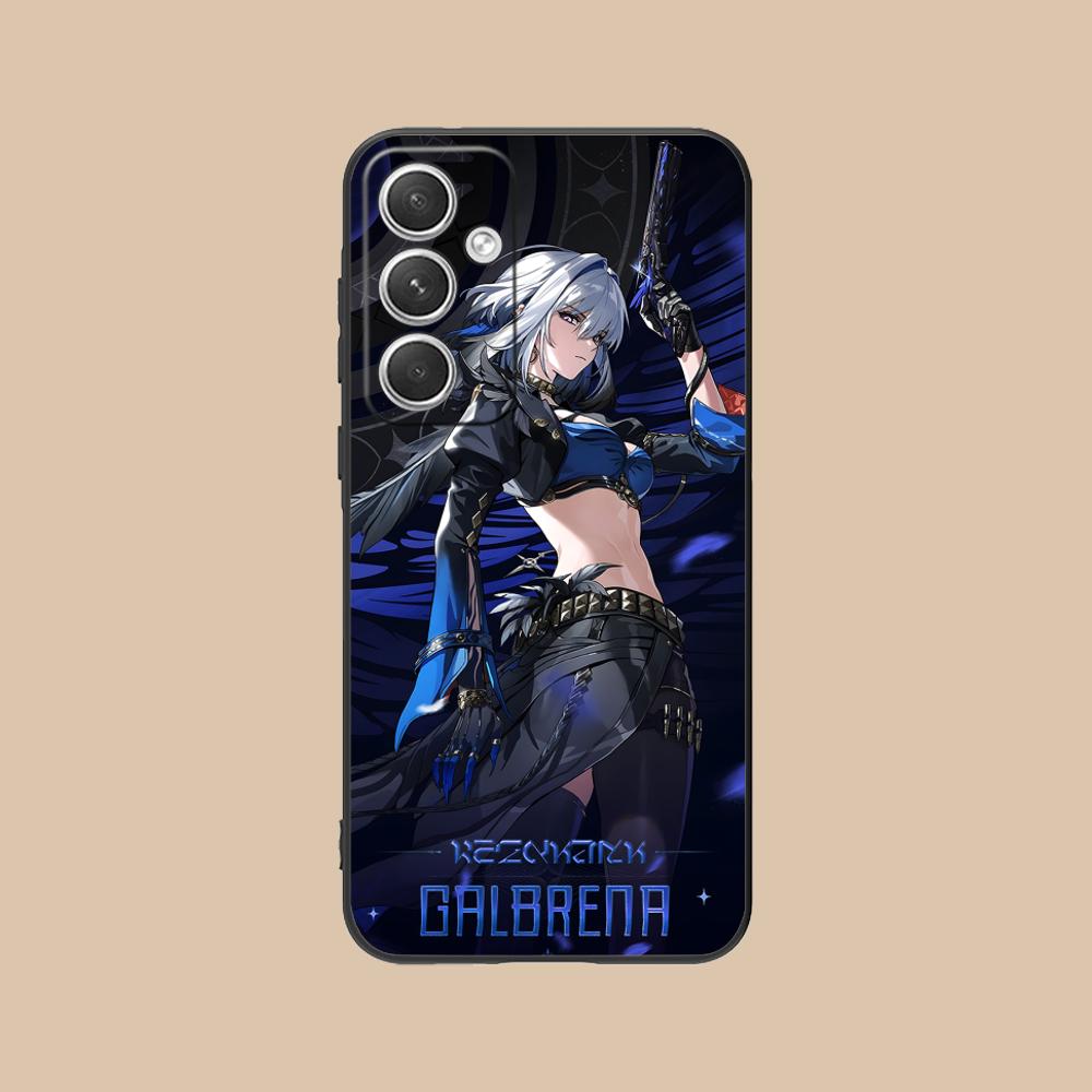 Чехол для телефона Wuthering Waves Galbrena для Samsung Galaxy S26 S25 S24 S23 S22 S21 S20 Note20 Plus FE Ultra Цветная обложка Cover